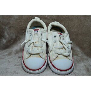 Converse Kids Youth Size 10 Chuck Taylor All Star Low-Top sneakers White READ